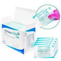 Plasturi sterili autoadezivi cu compresă absorbantă – Elastopor Steril 8x10 cm, 801002 - 50 bucăți