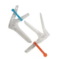Specul vaginal steril tip French, transparent, cu fixare centrală, mărimea S
