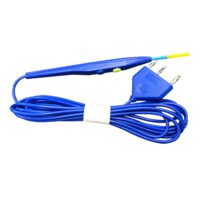Creion electrochirurgical de unică folosință, cu două butoane, cablu 3 m și lamă 70 mm