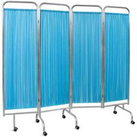 Paravan cu 4 sectiuni PSKH049, din oțel inoxidabil, lungime 200cm