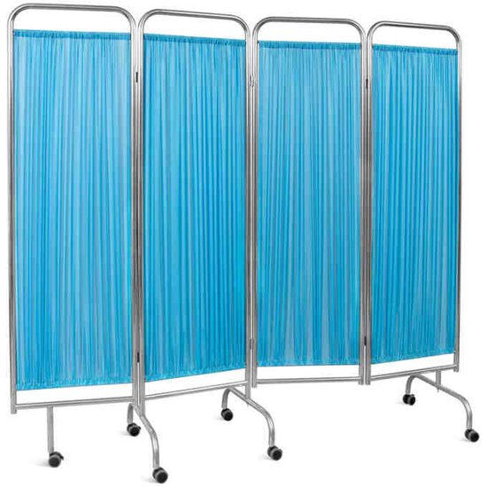 Paravan cu 4 sectiuni PSKH049, din oțel inoxidabil, lungime 200cm