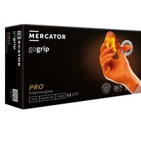 Manusi nitril gogrip orange, rezistente, aderenta mare, 50 buc