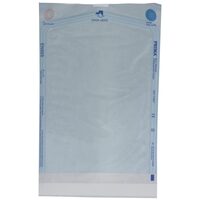 Pungi autosigilante pentru sterilizare 150×250 mm – cu indicator autoclav și EO, 100 bucăți