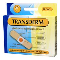 Plasturi keratolitici Transderm pentru negi și bătături – acțiune rapidă și eficientă, 6 bucăți
