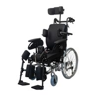 Scaun rulant tip fotoliu cu înclinare „DIONE I”, reglabil complet, max. 150 kg