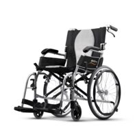 Scaun cu rotile Premium Ergo Lite 2, ultra-ușor, pliabil, design ergonomic pentru a reduce presiunea, max. 100kg