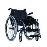 Scaun cu rotile activ Premium Ergo Live KM-9000 – ajustări multiple, sistem care reduce presiunea, ax spate reglabil, max. 125kg