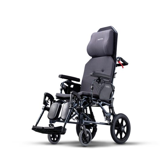 Scaun cu rotile Premium, MVP 502, cu sistem anti-alunecare, sezut in forma de V, suport ajustabil pentru picioare, max. 115kg