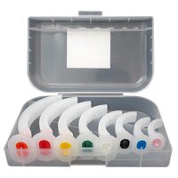 Set canule orofaringiene tip Guedel, 8 dimensiuni, codate color, cu cutie de depozitare, 0807104
