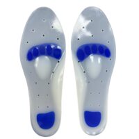 Branțuri ortopedice anatomice/taloneta din silicon cu gel, amortizare și confort la mers, L2495