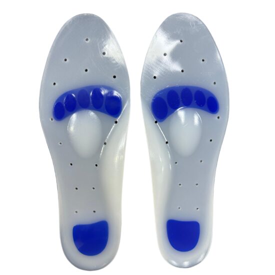 Branțuri ortopedice anatomice/taloneta din silicon cu gel, amortizare și confort la mers, L2495
