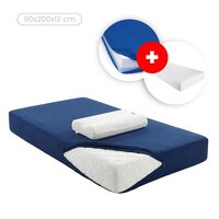 Saltea spital + husă medicală impermeabilă Premium 90x200x12 cm