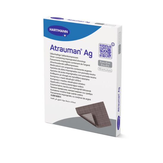 Pansament cu argint Atrauman Ag, efect antibacterian, pentru răni infectate