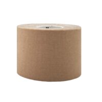 Bandă kinesio 5 cm x 5 m pentru susținere articulații și mușchi, bej