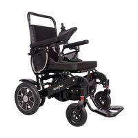 Scaun cu rotile electric FELIX, pliabil, 24V, autonomie 20-25 km, max. 130kg, spătar rabatabil, 805762