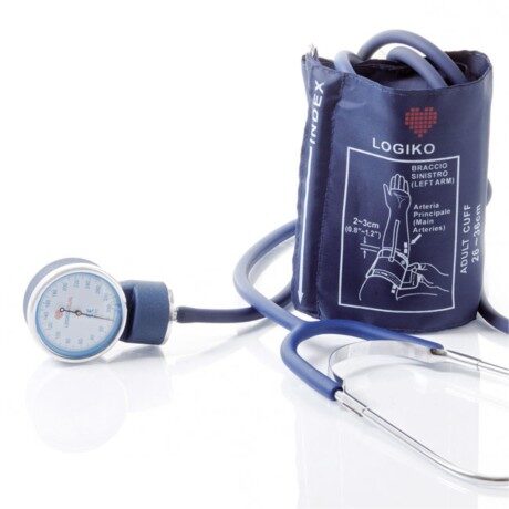 Tesa Medical Tensiometru mecanic cu stetoscop DM 353A, albastru, Moretti
