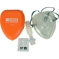 Mască pentru resuscitare CPR cu supapă și tub de insuflare, 34218
