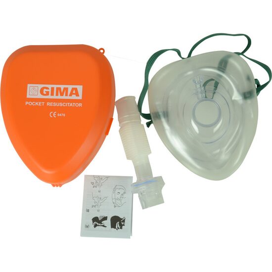 Respiratory Care Mască pentru resuscitare CPR cu supapă și tub de insuflare, 34218