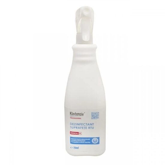 Dezinfectant profesional pentru suprafețe Klintensiv RTU, gata de utilizare, 750ml
