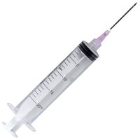 Seringi sterile 20 ml cu ac 18G și sistem de fixare sigură, 50 bucăți