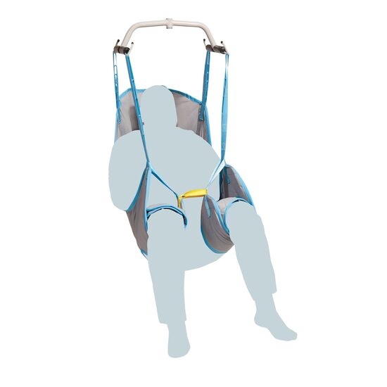 Ham dorsal pentru elevator pacienți, cu suport pentru cap, max. 275kg 803123