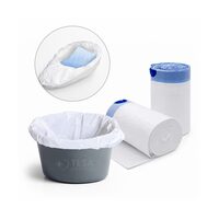 Pungi igienice cu pad superabsorbant pentru scaun WC și ploscă, set 20 bucăți, TMS 798 ELVA