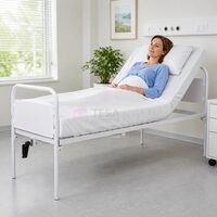 Pat de spital mecanic, simplu, cu o sectiune ajustabila, IBISCO MP 090 - RESIGILAT