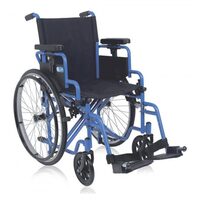 Scaun / Cărucior cu rotile pliabil, acționare manuală, șezut 50 cm, max. 150 kg, CP 110 B