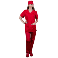Pantaloni unisex rosu 201