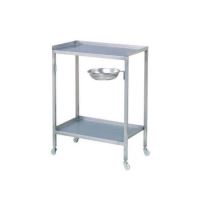 Carucior instrumentar si pansamente, inox, cu bol TM-J 1107