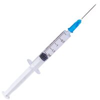 Seringi Luer Slip 2ml, cu ac albastru, 100 bucati