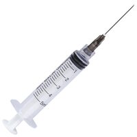 Seringi Luer Lock 5ml, cu ac 22G, 100 bucati
