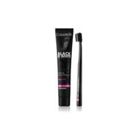 Set pasta de dinti si periuta, Curaprox Black is White, 90ML