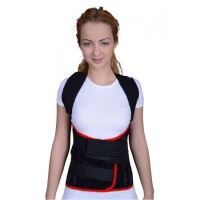 Orteza toraco-lombo-sacrala, Corset Hessing, negru, BRC 330K