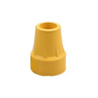Amortizor de cauciuc, antialunecare 22mm pentru carje, galben