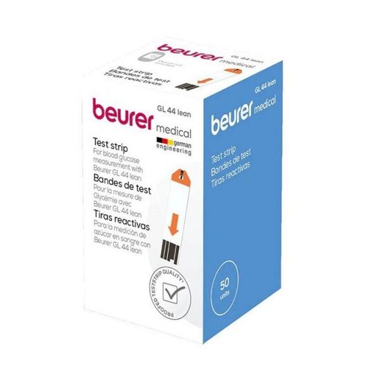 Beurer Teste GL44 lean – benzi de test compatibile glucometre GL44, GL50, GL50 evo, 50 bucăți