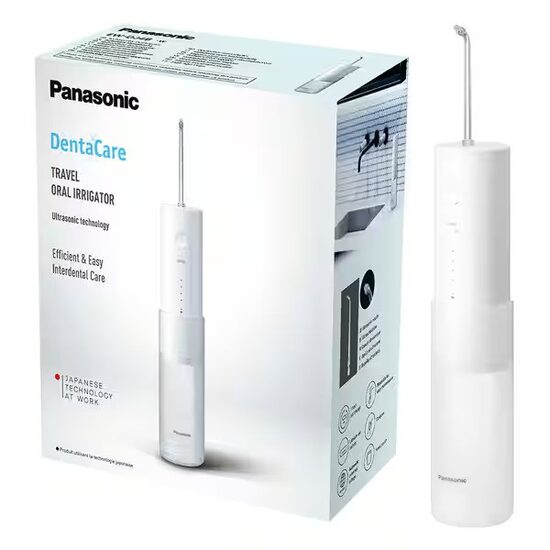 Irigator bucal PANASONIC EW-DJ4B-W503, 1 capat, 150ml, Tehnologie ultrasunete, alb