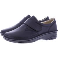 Pantofi damă talpa cu forma anatomica, material stretch, piele respirabila, Berkemann Denise, negru