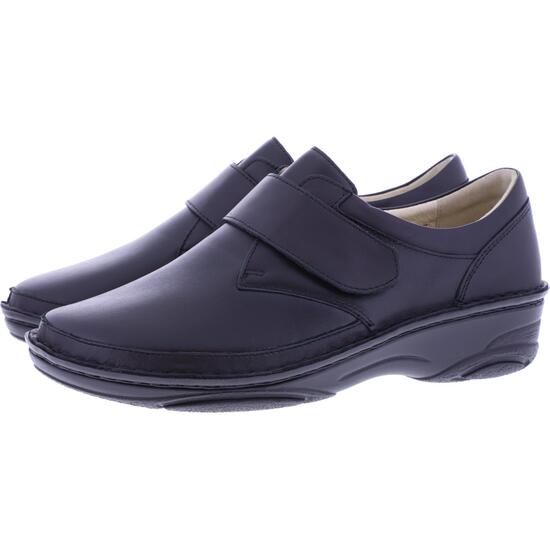 Pantofi damă talpa cu forma anatomica, material stretch, piele respirabila, Berkemann Denise, negru