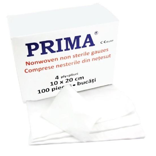 Comprese nesterile 20x10cm netesut