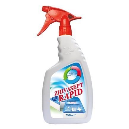 ZHIVASEPT RAPID S Pulverizator , dezinfectant de contact, cu actiune rapida 750 ml