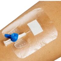 Plasture fixare branula din plastic steril 6x8cm, rezistent la apa
