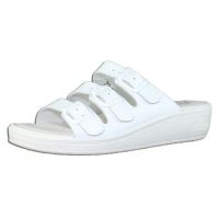 Papuci piele naturala dama - alb, Dr. Batz - medicinali - 3BCS-White