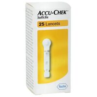 Lancete Accu-Chek Softclix – 25 bucăți, pentru dispozitive Softclix