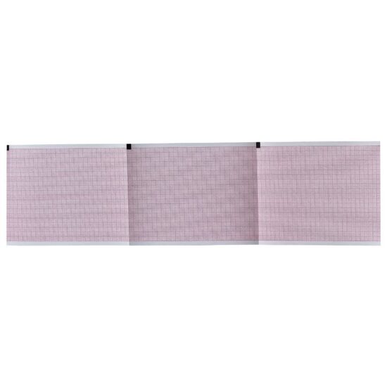 Hartie ECG/EKG, PRIMA, ECG 110x140mm (Nihon Kohden), 140 coli, rosie