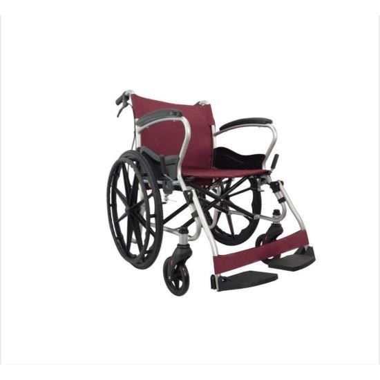 Scaun cu rotile ultrausor din aluminiu, pliabil, sezut 46 cm, CML 953 LBJ46