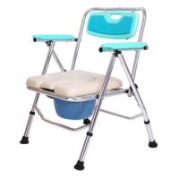 Scaun cu WC de camera pliabil, reglabil pe inaltime, din aluminiu CMB 7900L max. 180kg
