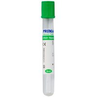 Vacutainer cu litiu Heparina PRIMA, 6 ml, capac verde, unică folosință - 1 bucată