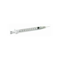 Seringa 1ml pentru insulina, cu ac detsabil 25G