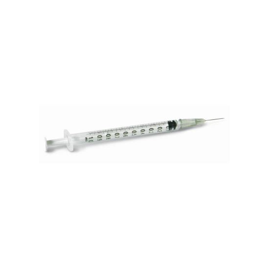 Seringa 1ml pentru insulina, cu ac detsabil 25G